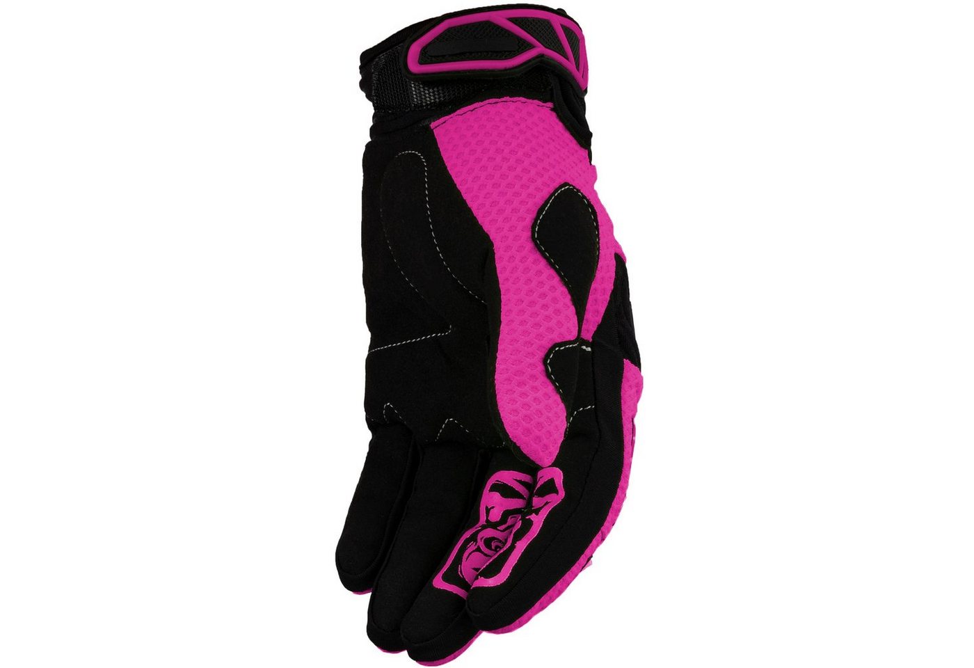 Motorradhandschuhe Faustschlag pink Weiteneinstellung Bild 2