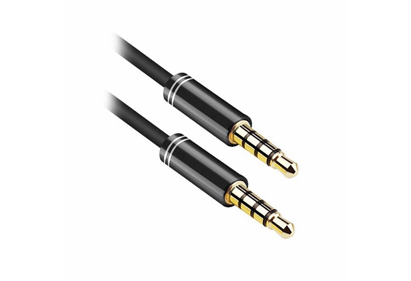 Bolwins F95 3,5mm AV Audio Video Adapterkabel fürs Auto DVD Player Headset Audio- & Video-Kabel, 3,5 mm TRRS Stecker (4-polig), 3,5 mm TRRS Stecker (4-polig) (100 cm), Audio- und Videoübertragung in einem Kabel, vergoldete Kontakte Bild 5