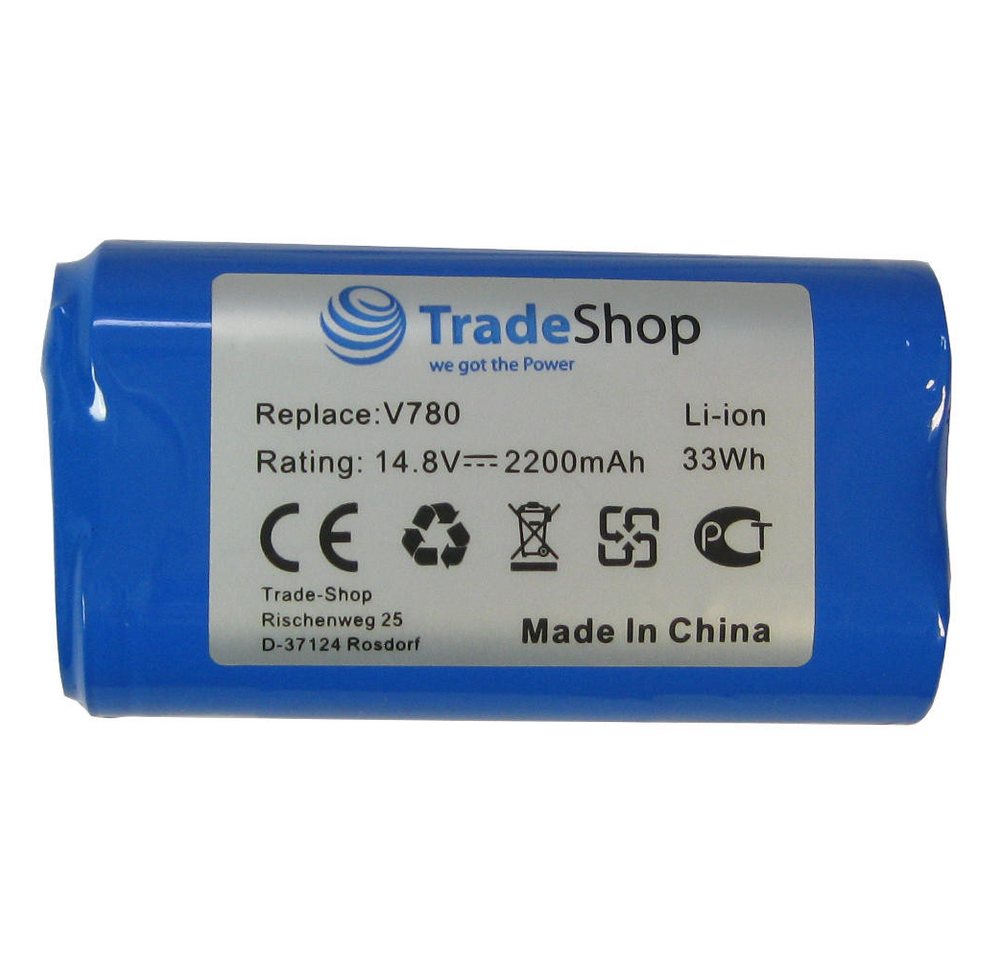 Trade-Shop Akku passend für Silvercrest SSRA1 305857 UR18650ZT-4S1P-AAF Akku Li-Ion 2200 mAh (14,8 V) Bild 4