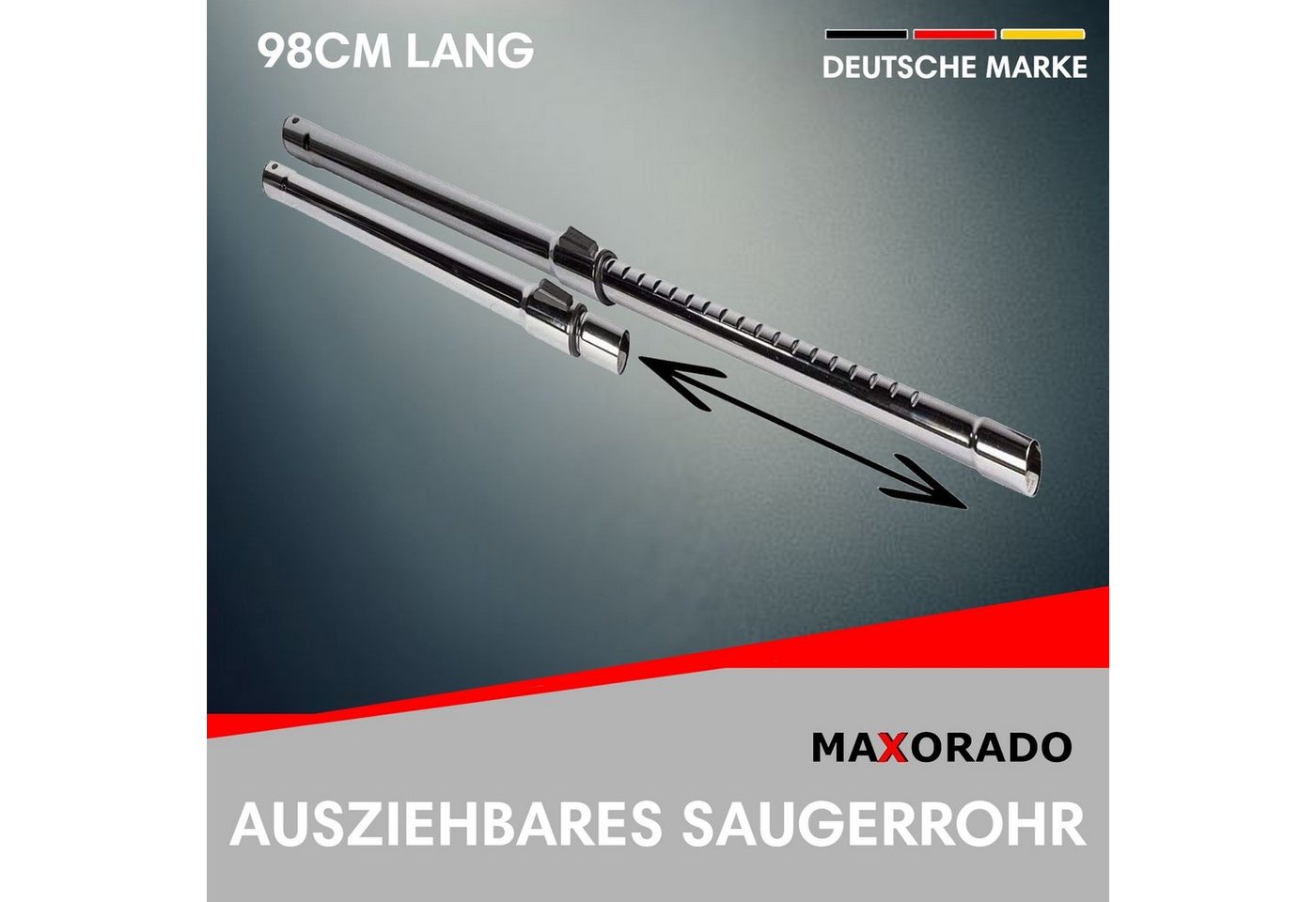 Maxorado Staubsaugerdüsen-Set 35mm Staubsaugerrohr Kombidüse für Staubsauger EIO ECO Öko-Lux Topo Bild 3