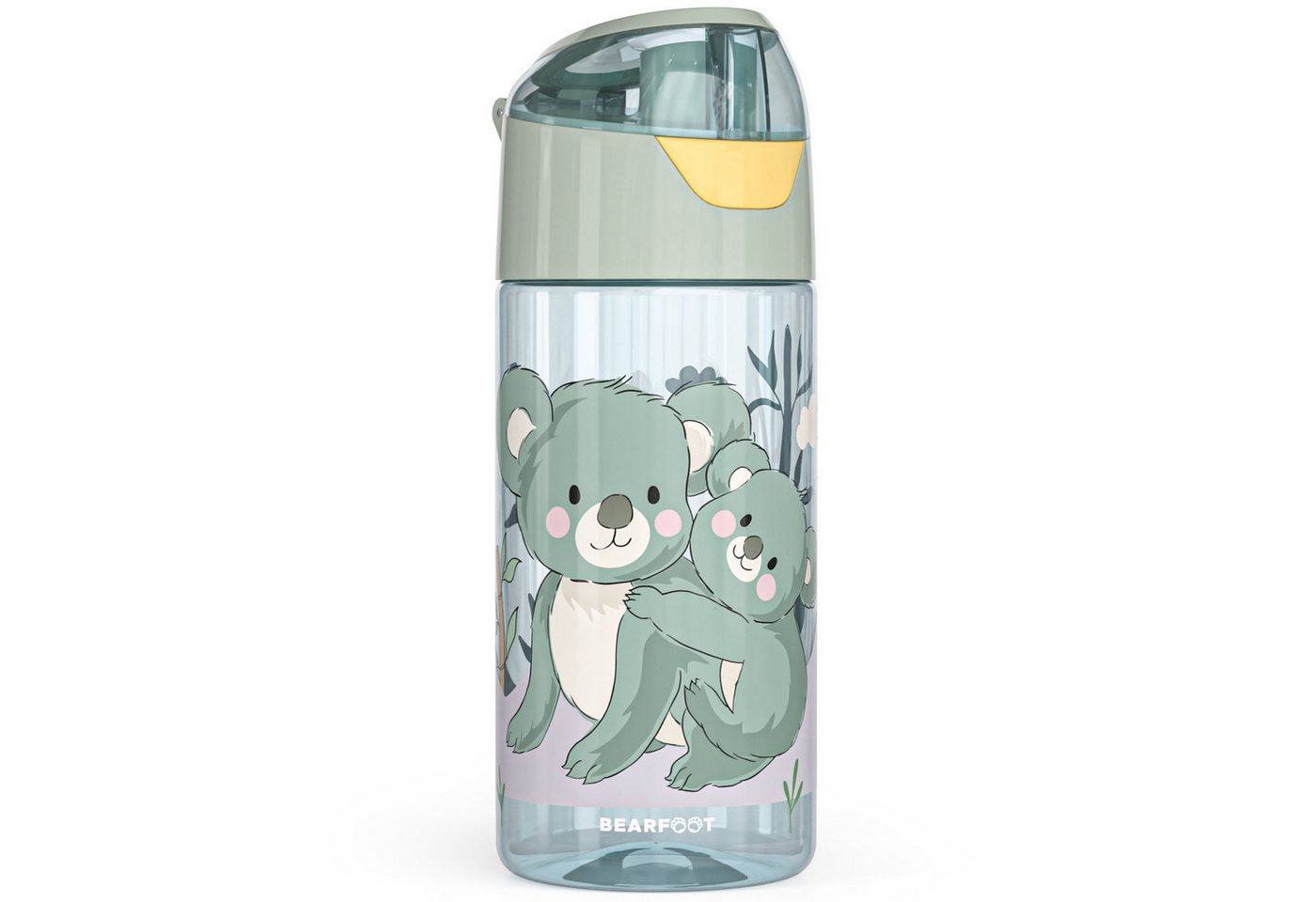 BEARFOOT Trinkflasche Trinkflasche Kinder, leichte Wasserflasche - Koala sage Bild 4