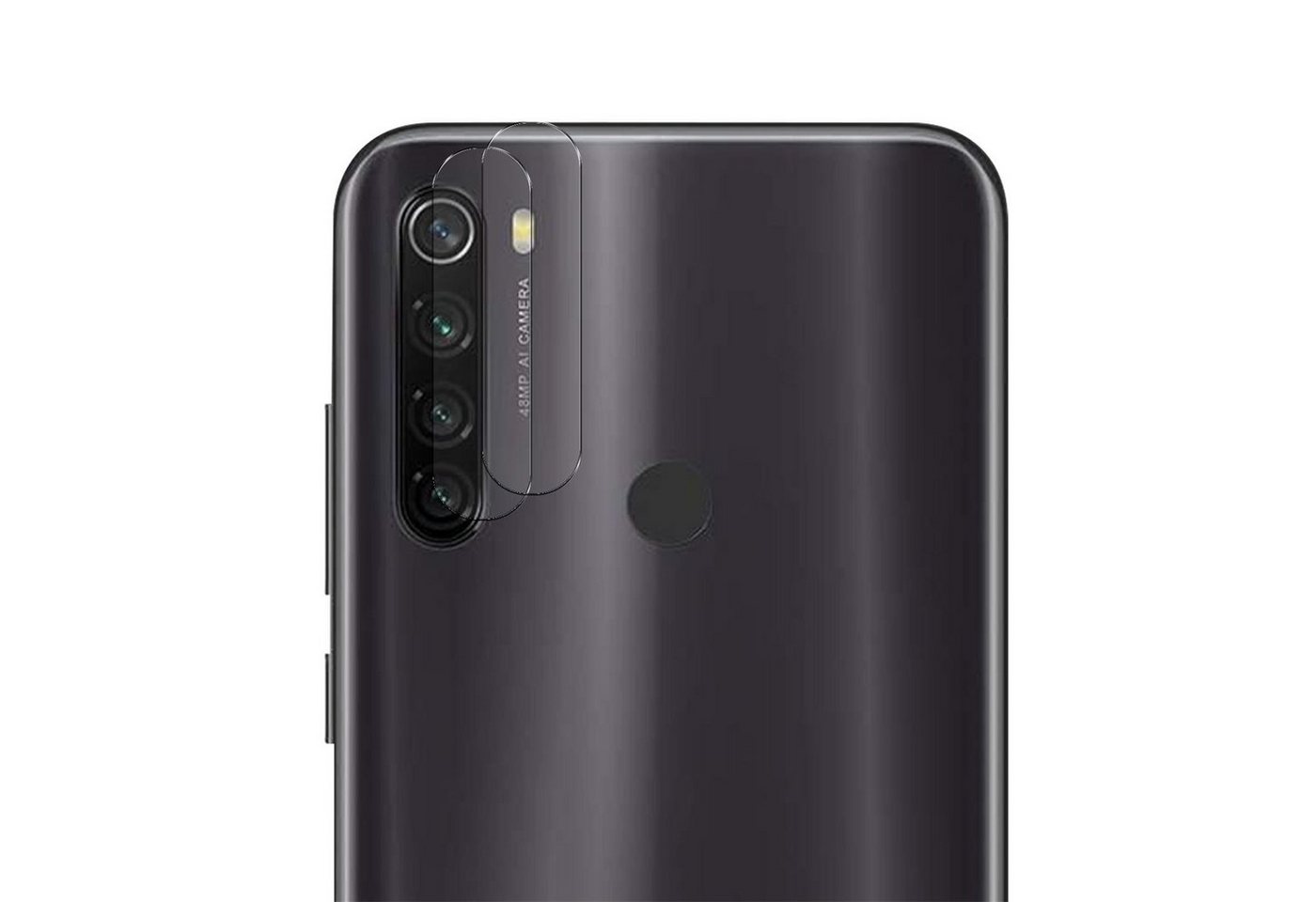 CoolGadget Schutzfolie Panzerfolie für Redmi Note 8T, (Spar-Set 4in1, 2x Displayschutz, 2x Kameraschutz), Panzerglas Schutzfolie für Xiaomi Redmi Note 8T Folie