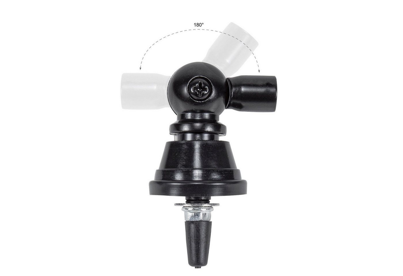 tomzz Audio Hochflexible Universal Gummi Antenne AM/FM UKW ca. 1,3m Kabel DIN+ISO Autoradio-Ersatzantennenstab Bild 5