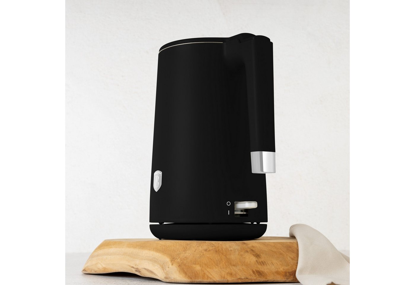 BerlingerHaus Wasserkocher Mattschwarz, 1,7 l, 1800 W, Schnellheizfunktion Bild 2
