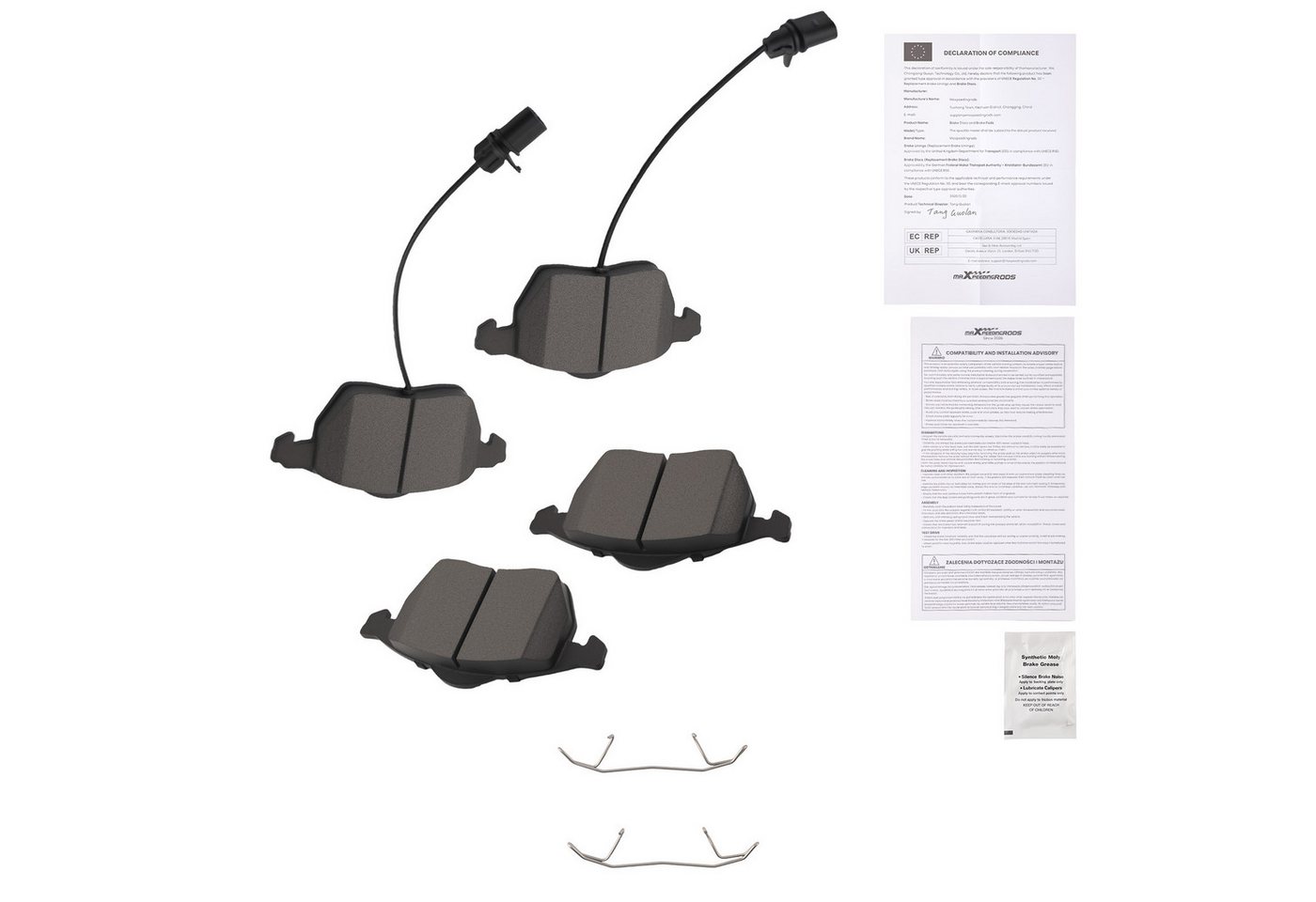 maXpeedingrods Bremsbelag, Bremsbeläge Bremsbelagsatz Vorne For Audi A4 A6 Seat Skoda VW Passat Bild 3