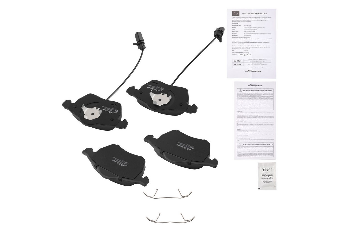 maXpeedingrods Bremsbelag, Bremsbeläge Bremsbelagsatz Vorne For Audi A4 A6 Seat Skoda VW Passat Bild 4