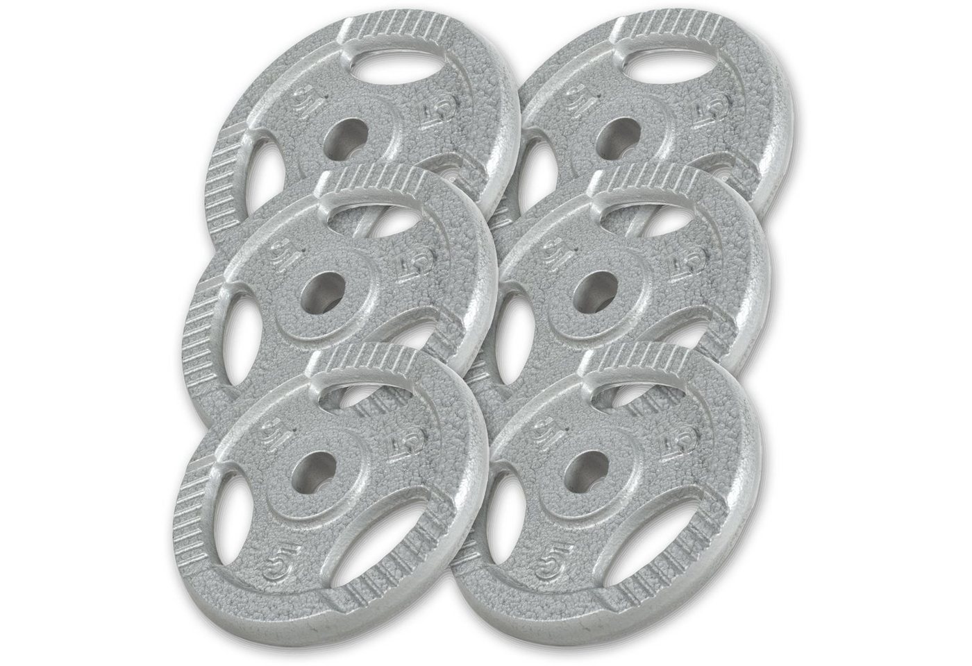 GORILLA SPORTS Hantelscheibe Hantelscheibe Guss Gripper 0,5-20 KG, 30 kg Bild 3