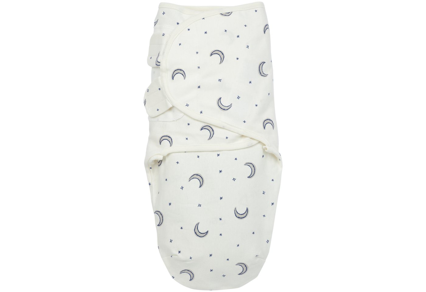 Meyco Baby Pucksack Moon Indigo (100% Baumwolle, 1 tlg), 4-6 maanden - 1-pack