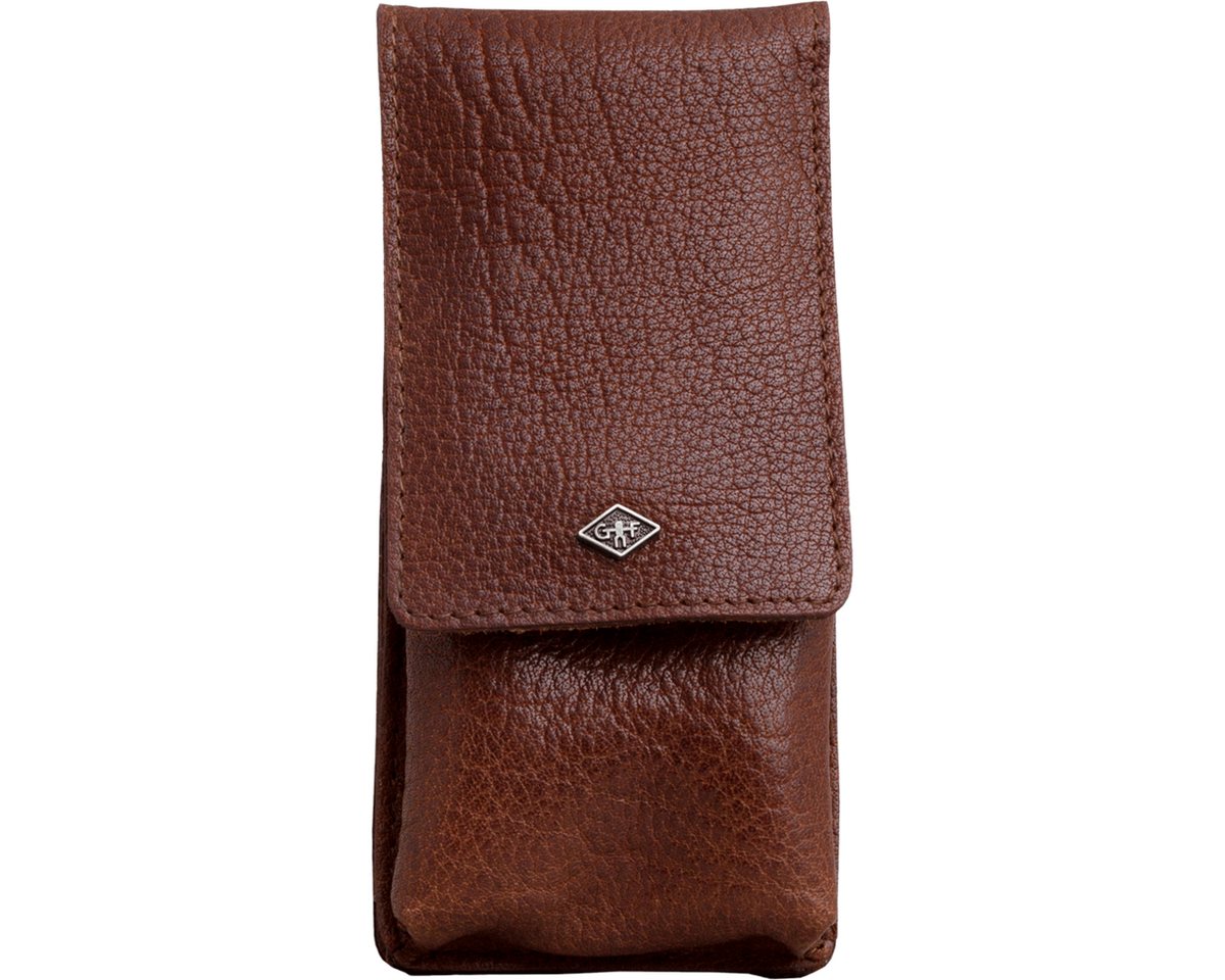 Rasierer-Etui Lederetui für Rasierhobel, braun. Bild 2