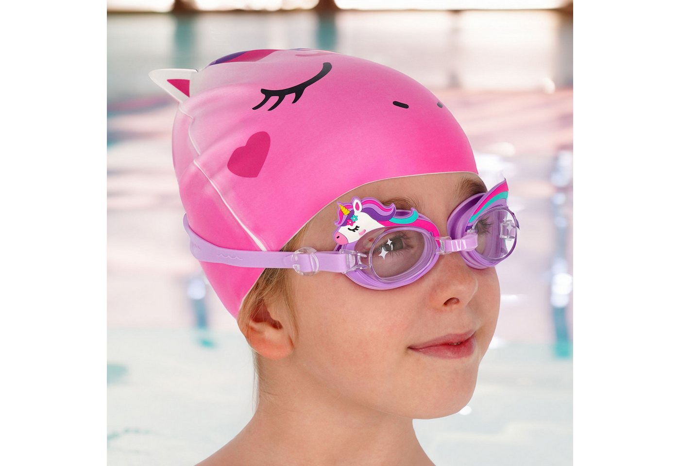 Legami Taucherbrille Legami Schwimmbrille Too Cool for the Pool Unicorn Einhorn Bild 4