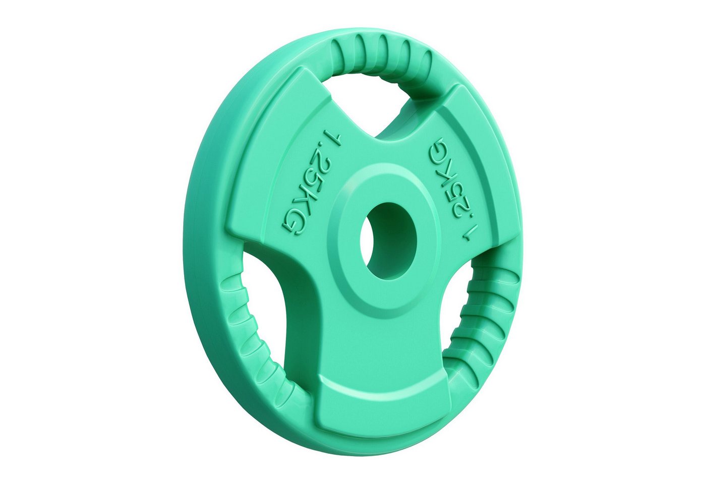 GORILLA SPORTS Hantelscheibe Hantelscheibe 30/31 mm Gummi Gripper 1,25-25 KG, 1.25 kg Bild 5