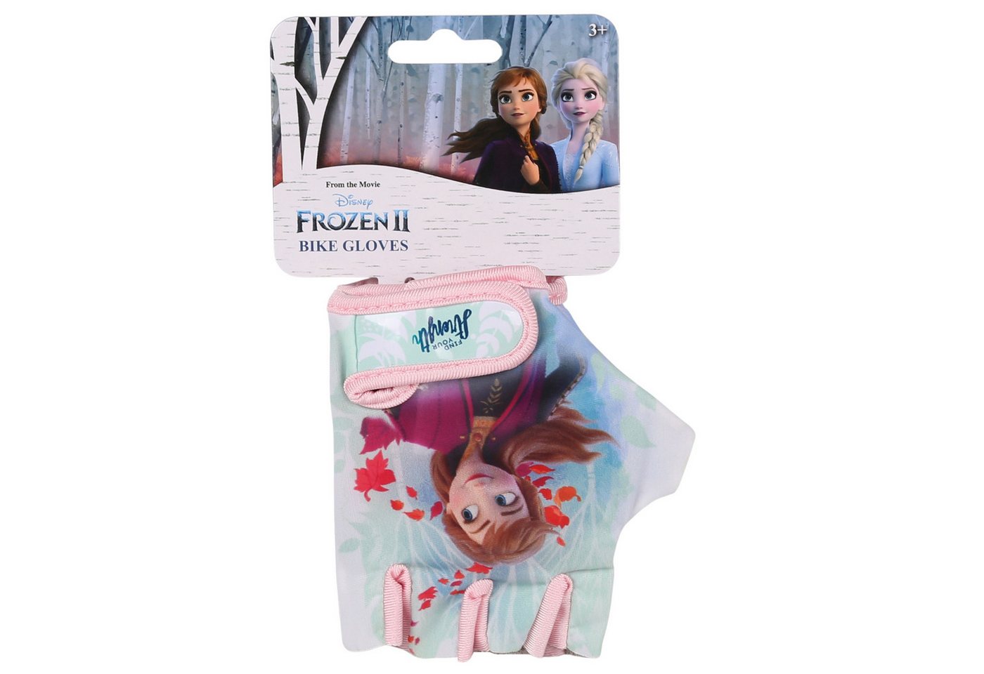Frozen Fahrradhandschuhe Frozen Kinder Fahrrad-Handschuhe für Mädchen, mit Klettverschluss