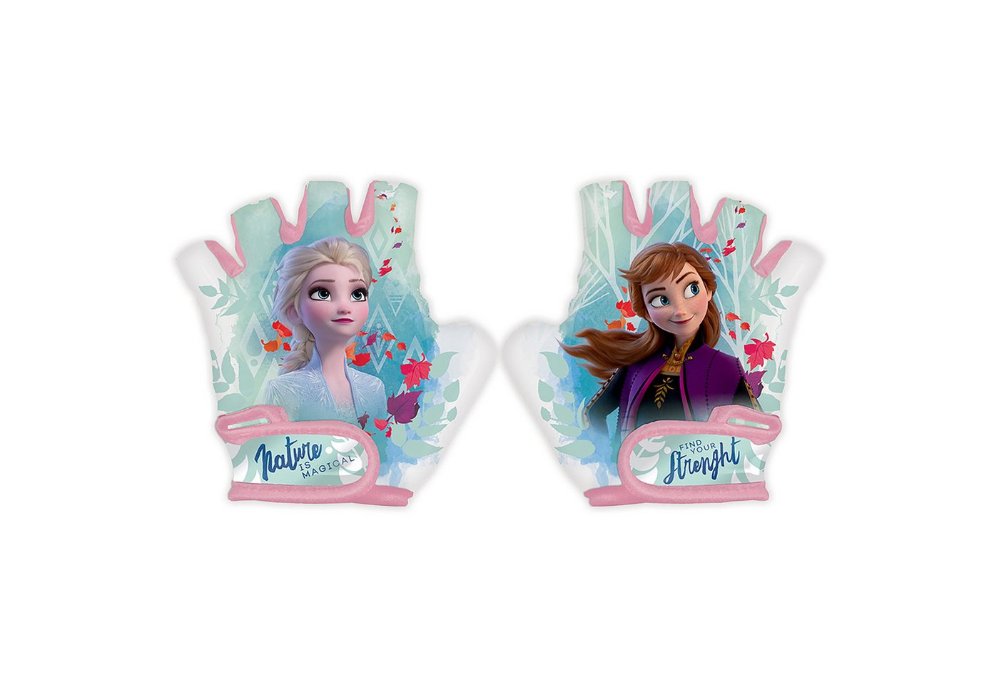 Frozen Fahrradhandschuhe Frozen Kinder Fahrrad-Handschuhe für Mädchen, mit Klettverschluss Bild 3