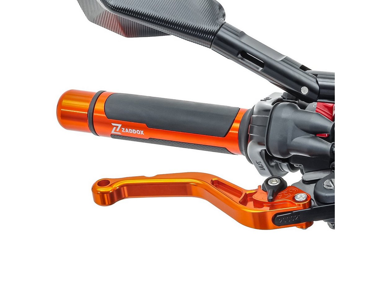 Zaddox Lenkervorbau Lenkergriffe Motorrad # orange DK937