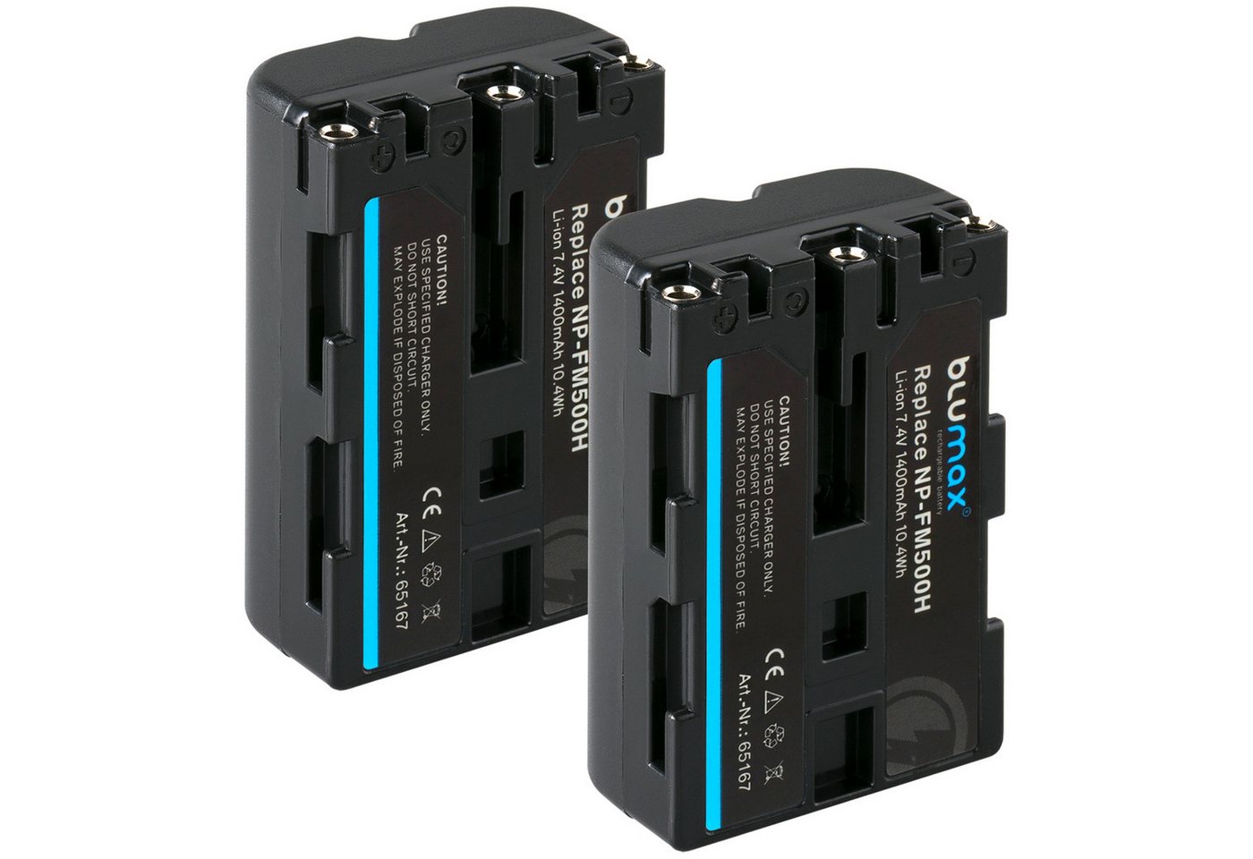 Blumax Akku passend für Sony FM500H 1400 mAh (7,2V) Kamera-Akku