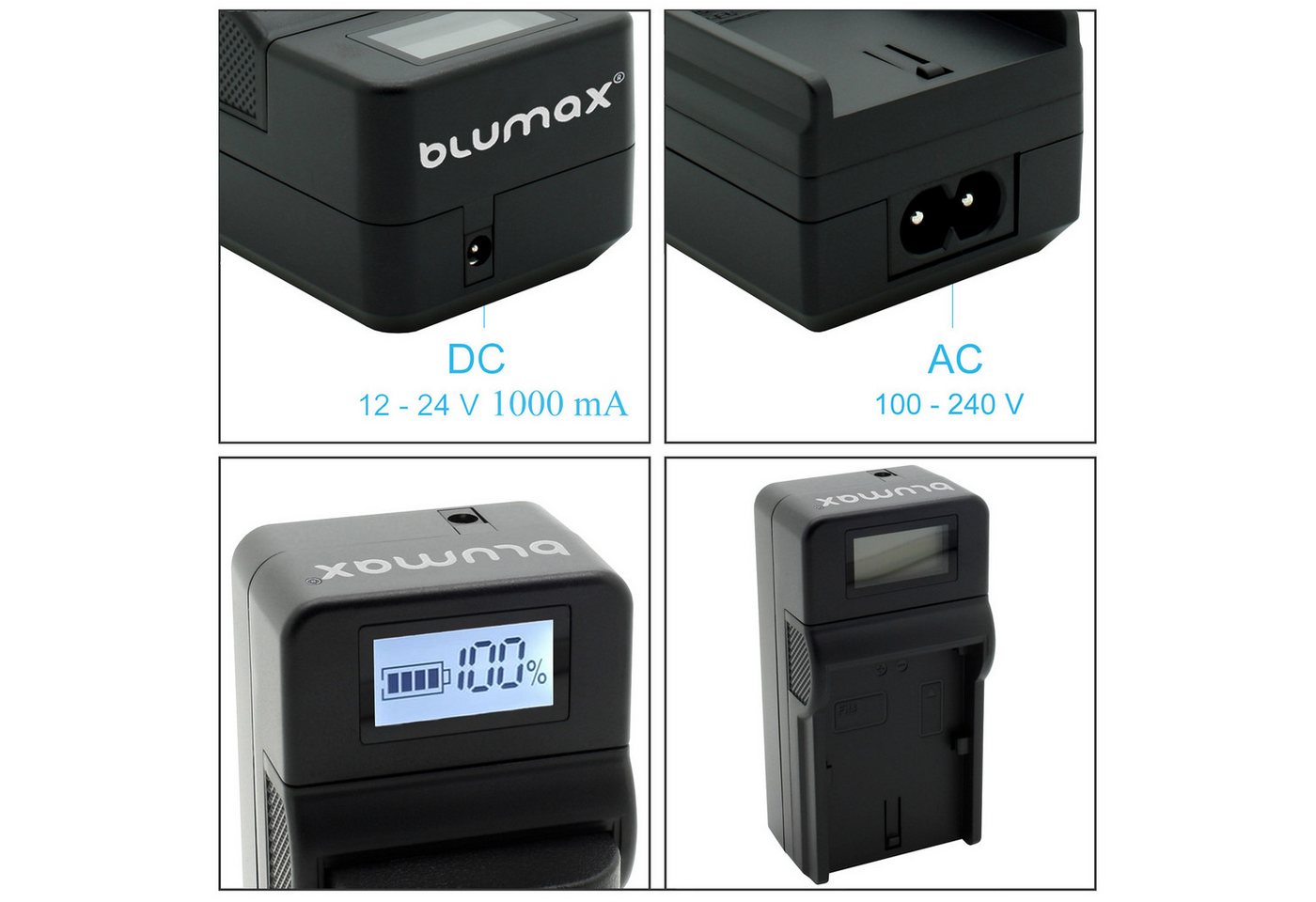 Blumax Akku passend für Sony FM500H 1400 mAh (7,2V) Kamera-Akku Bild 3