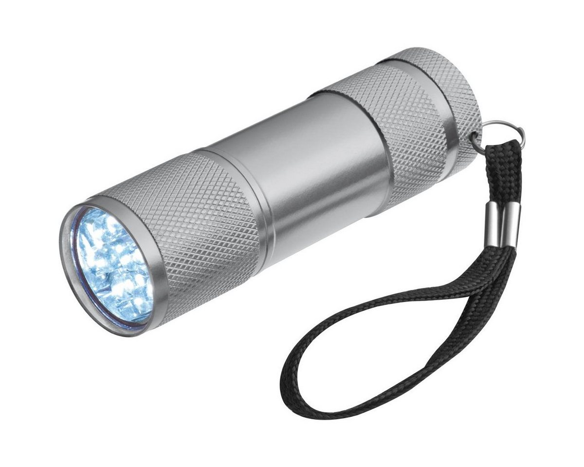 Easy Gifts Taschenmesser Set bestehend aus Taschenlampe und Taschenmesser / Farbe: silber