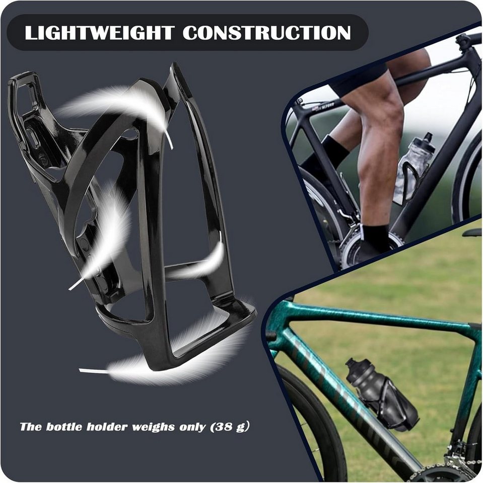 FELIXLEO Becherhalter Flaschenhalter Fahrrad 2er Set Trinkflaschenhalter Montage Werkzeug, (1-St)