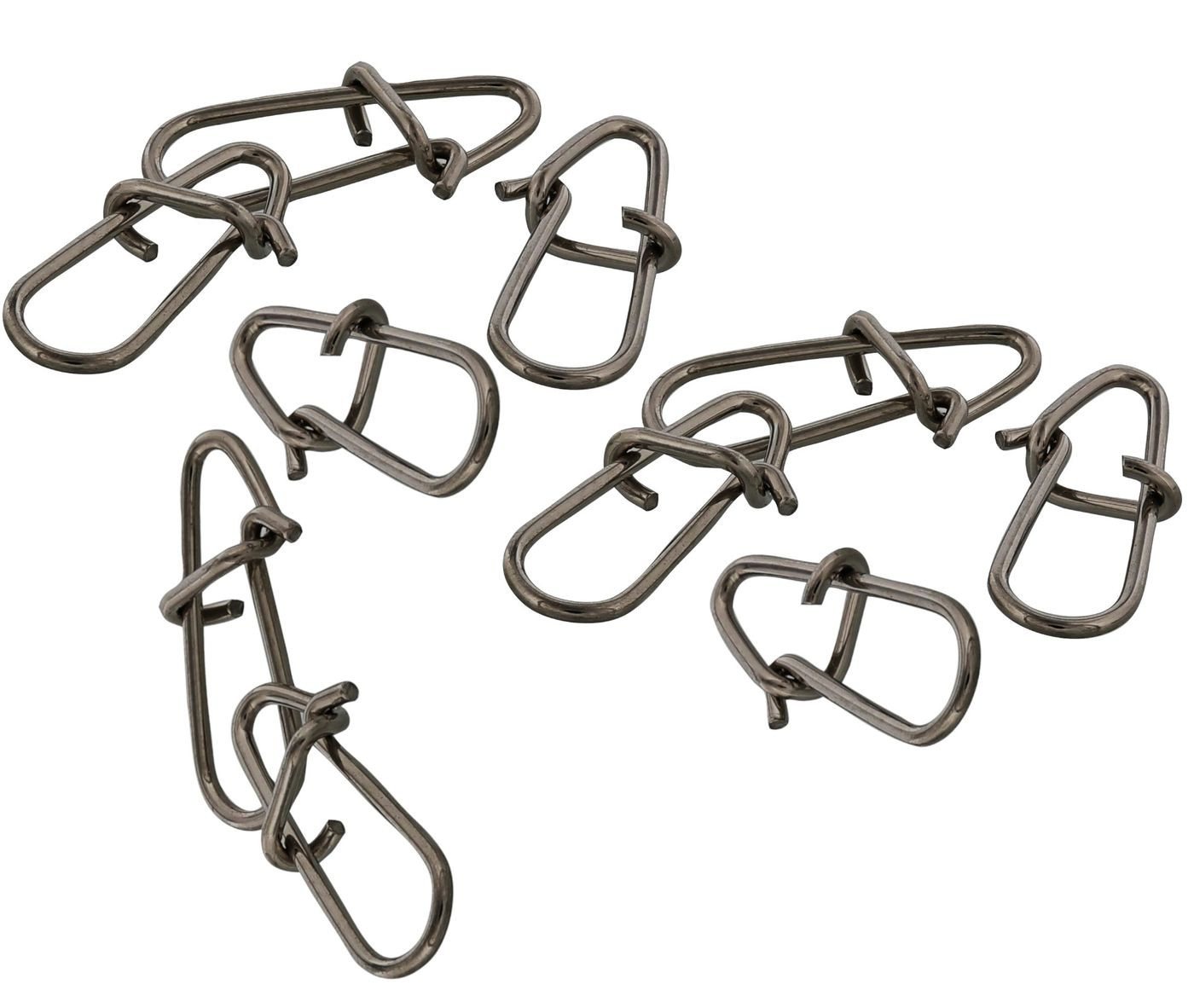WESTIN Schnurverbinder Westin Drop Snap Black Nickel - 10 Snaps, (1-St)