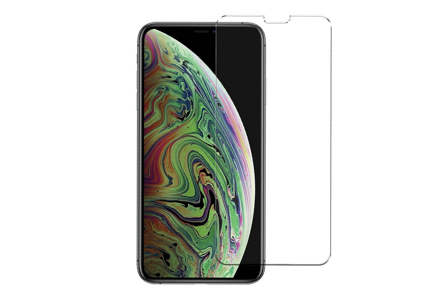 CoolGadget Schutzfolie Panzerfolie für Apple iPhone XS Max / 11 Pro Max, (9H Härtegrad, 2x Schutzglas, 1xReinigungset), Displayfolie Schutzfolie 2 Stück für iPhone 11 Pro Max Glas Folie