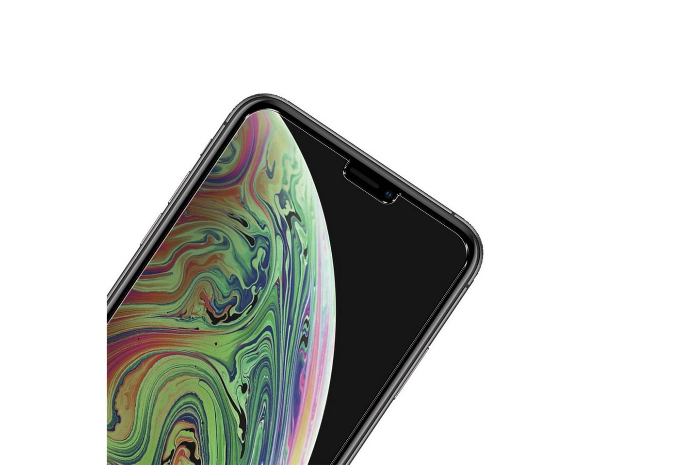 CoolGadget Schutzfolie Panzerfolie für Apple iPhone XS Max / 11 Pro Max, (9H Härtegrad, 2x Schutzglas, 1xReinigungset), Displayfolie Schutzfolie 2 Stück für iPhone 11 Pro Max Glas Folie Bild 5