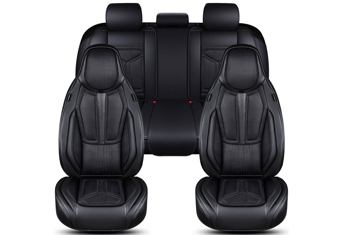 BREMER SITZBEZÜGE Autositzbezug für VW Arteon Bj ab 2017 (FS3), Set, 2-tlg., Komplettset Vorne und Hinten, in Schwarz Bild 3