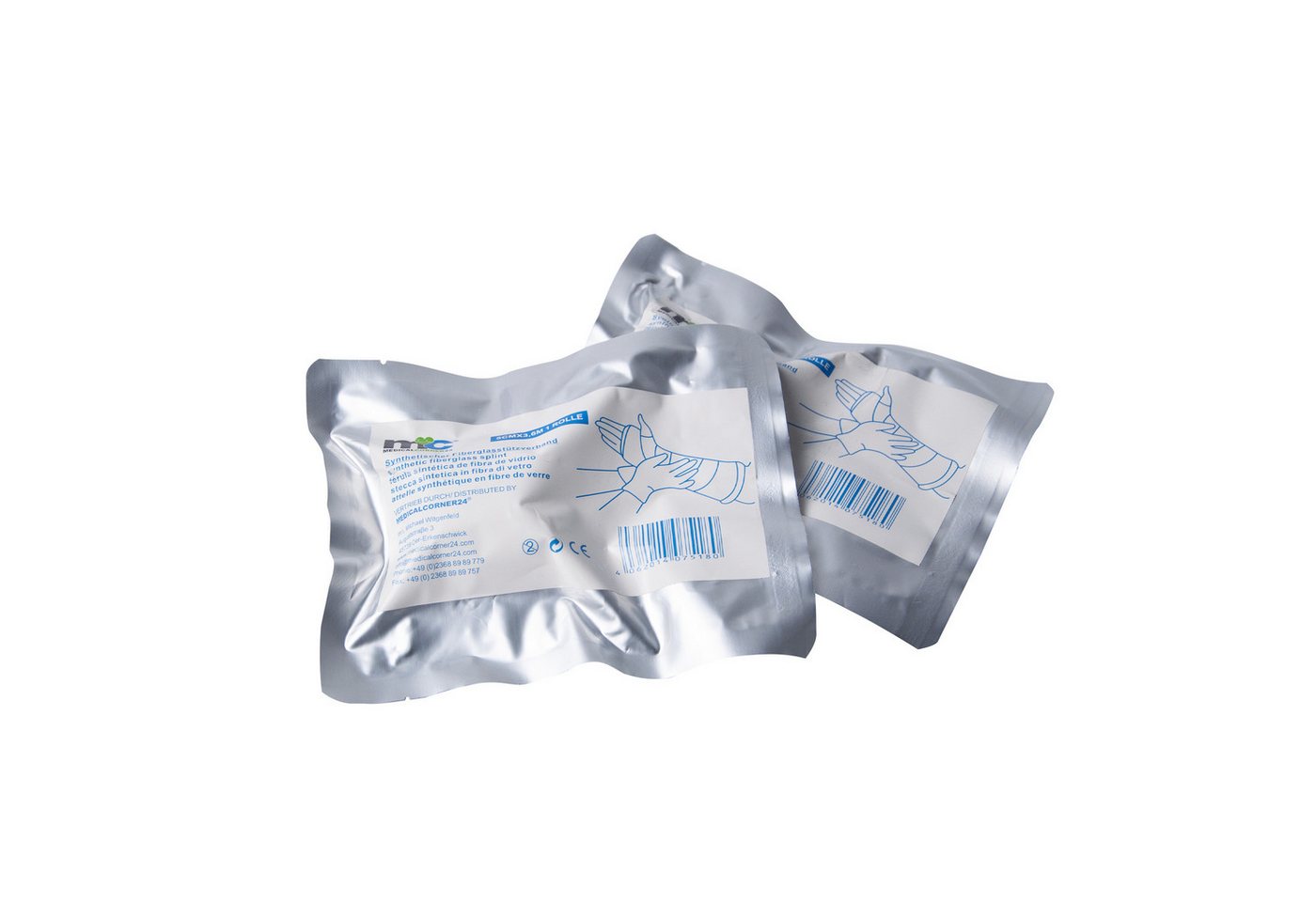 Medicalcorner24 Gips-und Verbandschutz Medicalcorner24 Castverband Fiberglas, schwarz in Versch. Größen