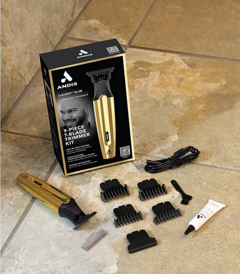 ANDIS Haarschneider Andis inSIGHT Slim Cordless Trimmer Gold Bild 2