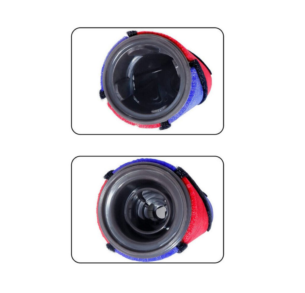Trade-Shop Bürstenrolle Softwalze passend für Dyson V6 Fluffy, V7 Motorhead, V8 Total Clean, Zubehör für Dyson 966488-01, kann mit Wasser gereinigt werden, Durchmesser: 5,5cm Bild 4