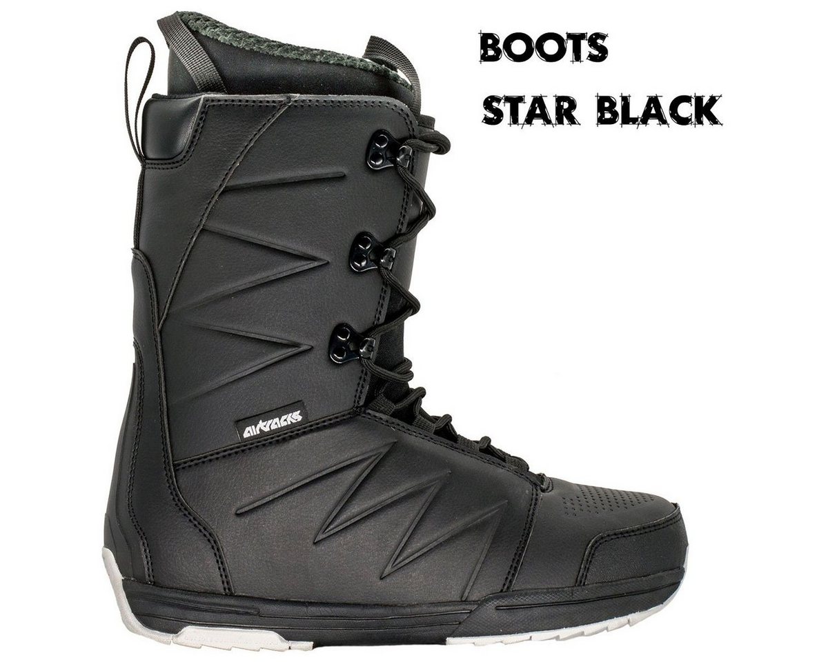Airtracks Snowboard Set Stronger Zero Flat Rocker Wide »Mod. 25/26 (Snowboardset Stronger Rocker+Bindung Master+Boots+Bag, 4 St., 4er Pack), Board + Bindung Master + Boots + SB Bag / 156 159 163 165 cm Bild 4