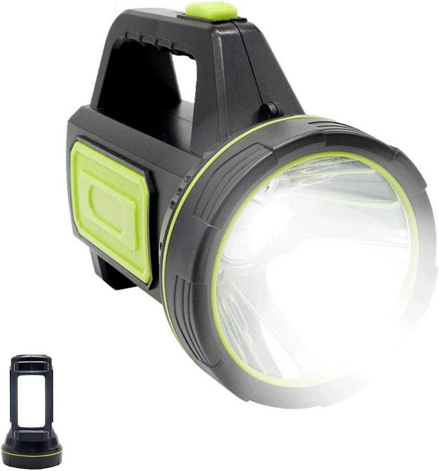 AURIVION Taschenlampe LED Taschenlampe USB wiederaufladbar für Camping & Outdoor (Set, 1-St., Multifunktionale Handlampe für Notfälle und Freizeit), Superhelle Campingleuchte für Arbeit, Angeln & Wandern Bild 2