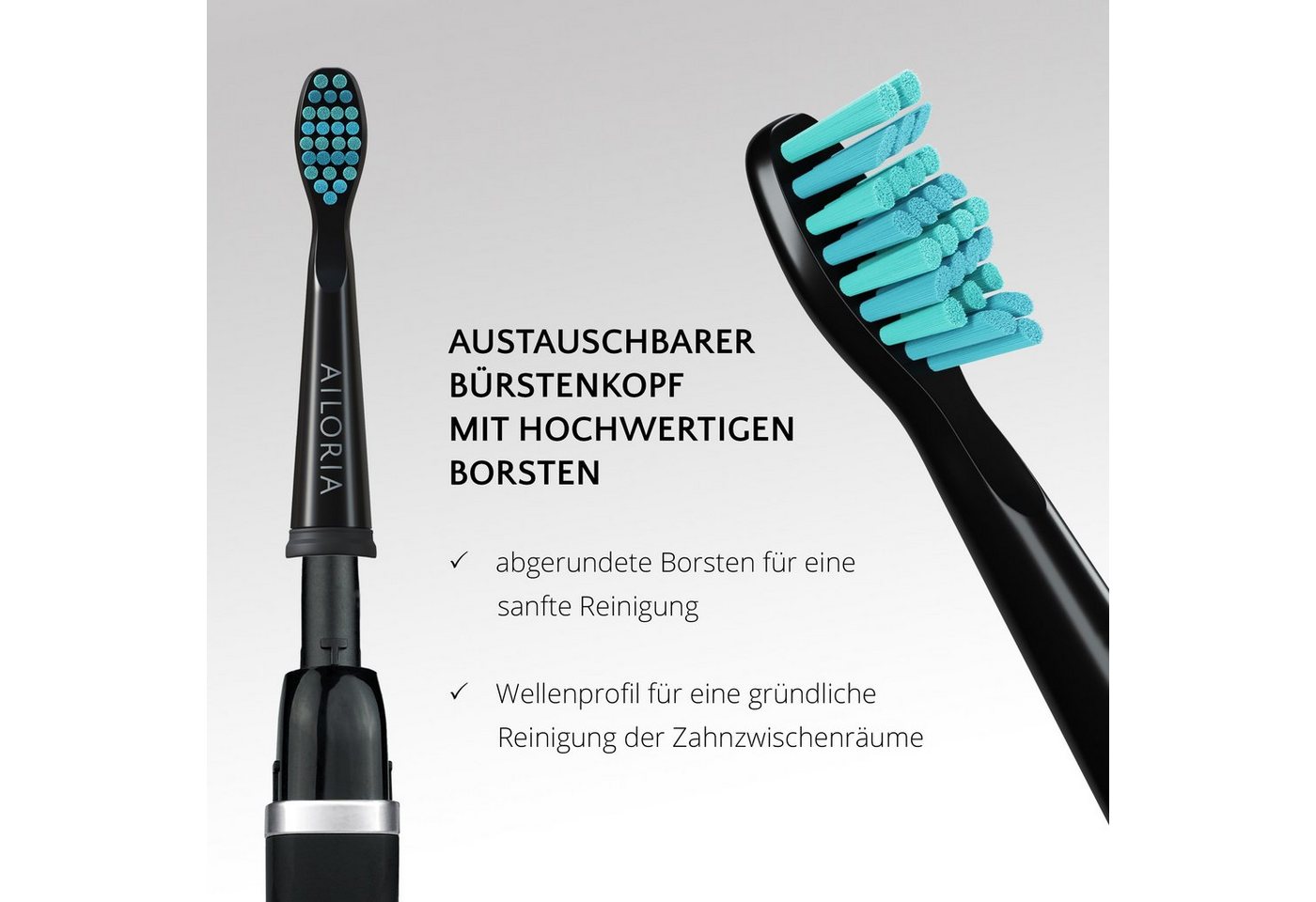 AILORIA Schallzahnbürste FLASH TRAVEL, Easy-Start-Programm Bild 3