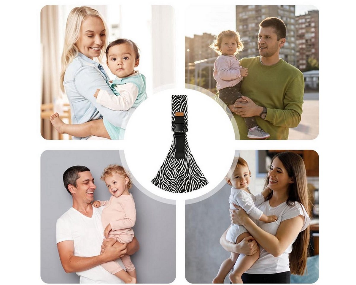 Kraftverdia Babytrage Ergonomische Babytrage Verstellbar für Neugeborene bis 15kg