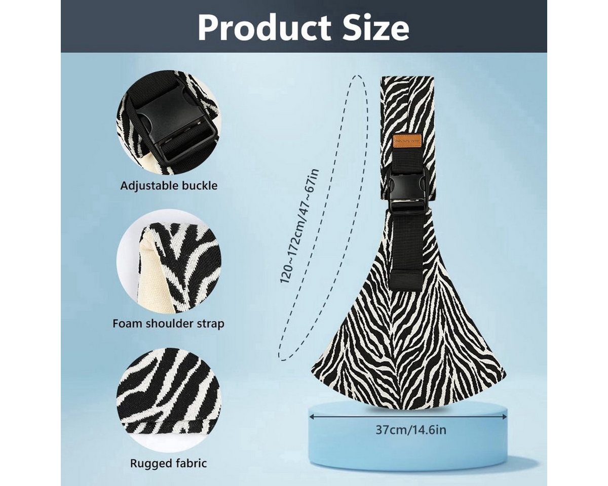 Kraftverdia Babytrage Ergonomische Babytrage Verstellbar für Neugeborene bis 15kg Bild 5