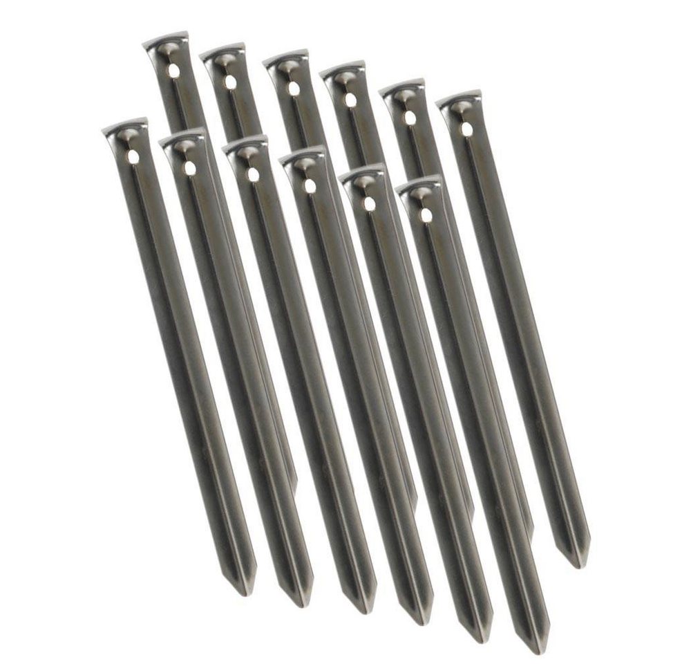 ToCi Zelthering Zelthering Zelt-Heringe V-Profil 220x23mm stabile Stahlheringe Set, (12-St)