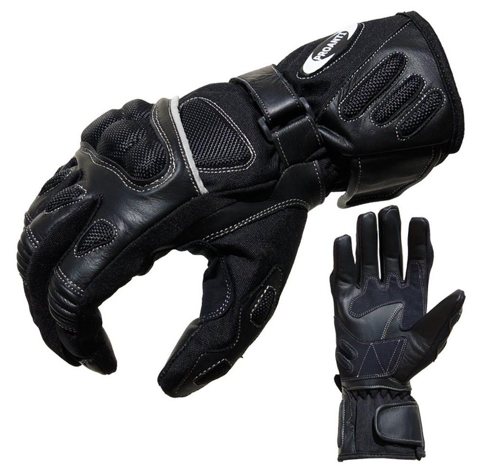 PROANTI Motorradhandschuhe PROANTI Sommer City Motorradhandschuhe schwarz