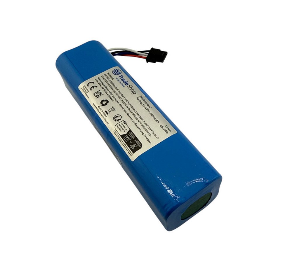 Trade-Shop Akku passend für Dreame L10, L10s, L20, RL55L, RLS5-BL0, RLS5-WH0 Akku Li-Ion 6000 mAh (14.4 V) Bild 2