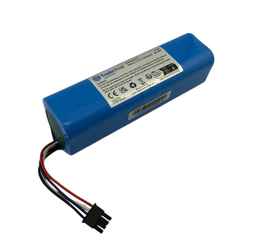 Trade-Shop Akku passend für Dreame L10, L10s, L20, RL55L, RLS5-BL0, RLS5-WH0 Akku Li-Ion 6000 mAh (14.4 V) Bild 3