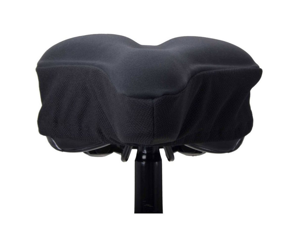 Filmer Sattelbezug Sitzbezug Fahrrad Satteldecke Schutzhülle schwarz (1 St), universell nutzbar Bild 3