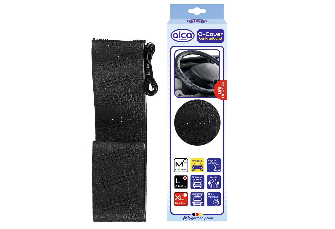 alca Lenkradbezug Auto Lenkradband für LKW 44'' Größe L 40 - 42 cm Universal Schutz, (1-tlg)