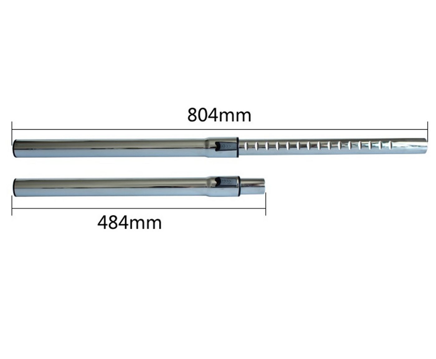 BAYLI Teleskoprohr Teleskoprohr 32mm Ø Staubsaugerrohr ausziehbar 480-804 mm – Universell Bild 3