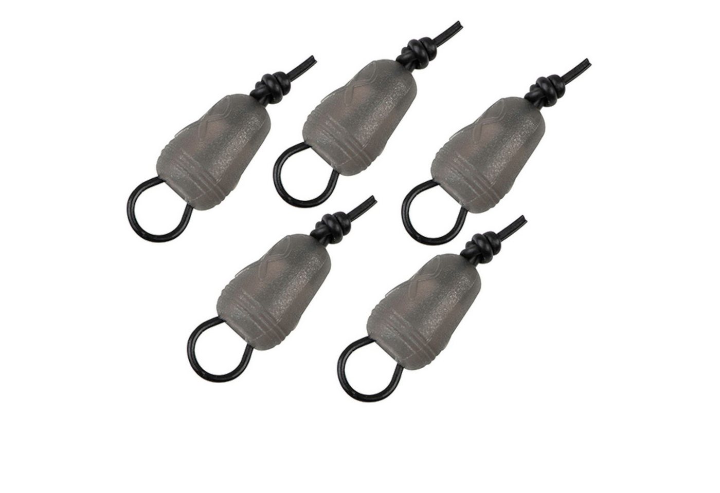 Fox Matrix Schnurverbinder Fox Matrix Super Short Dacron Connector - 5 Gummizug Verbinder, (1-St)