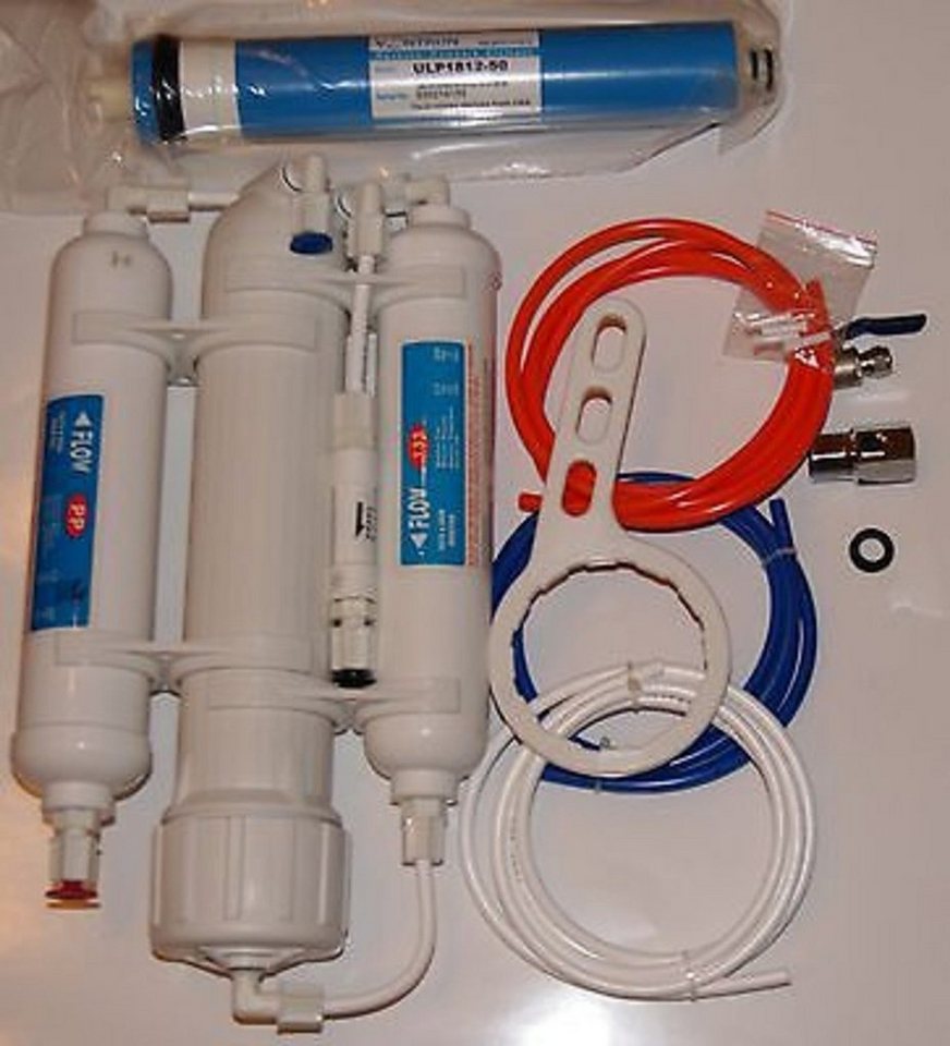 YESET Wasserfilter aquarium system UMKEHROSMOSE Mobiler WASSERFILTER Membrane 50 GPD