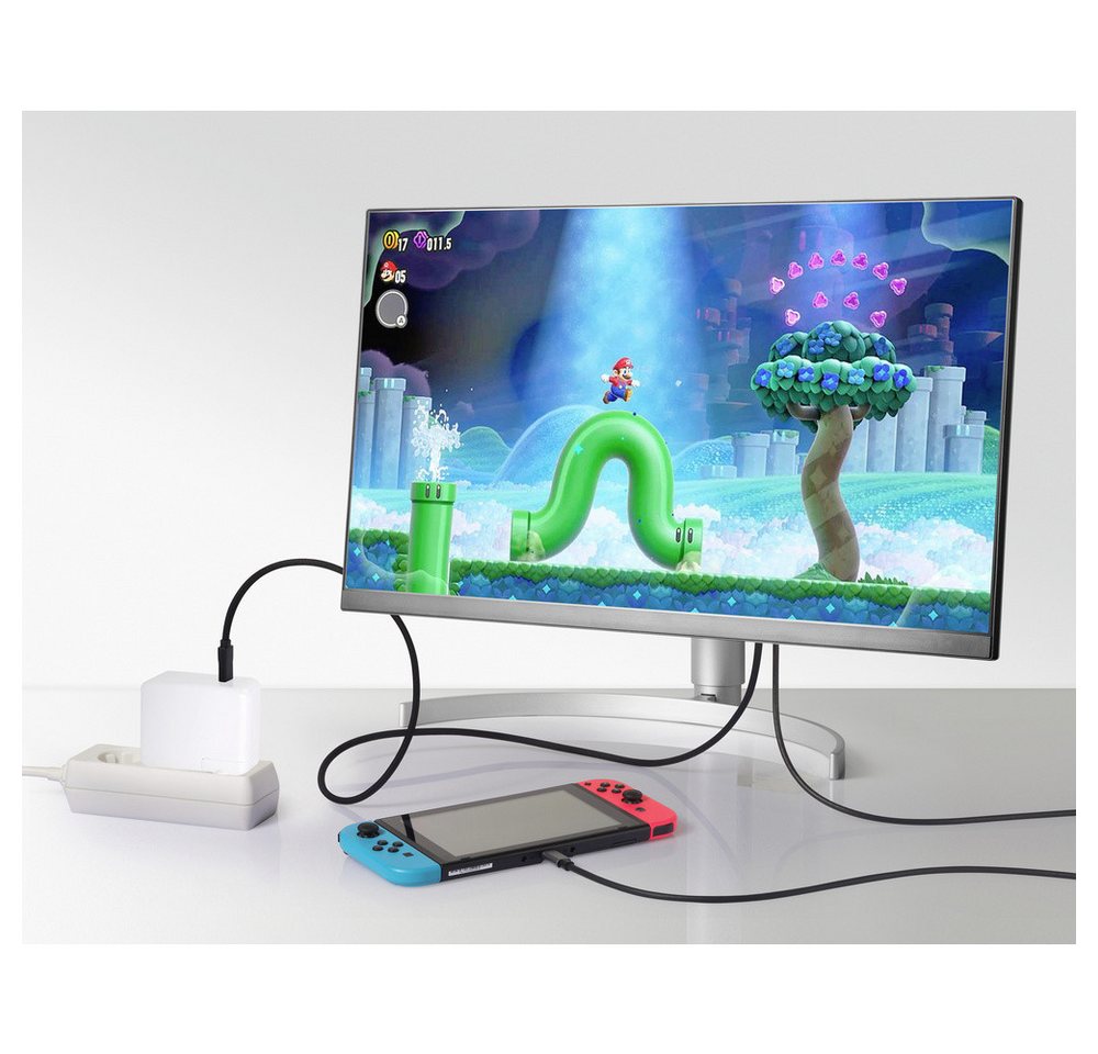 SpeaKa Professional SpeaKa Professional USB-C® / HDMI Adapterkabel USB-C® Stecker, HDMI-A HDMI-Kabel, (150.00 cm)