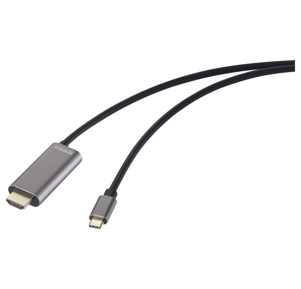 SpeaKa Professional SpeaKa Professional USB-C® / HDMI Adapterkabel USB-C® Stecker, HDMI-A HDMI-Kabel, (150.00 cm) Bild 4