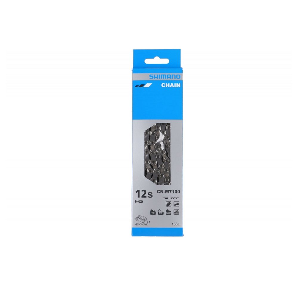 Shimano Fahrradkette SLX CN-M7100 12-fach Kette für Fahrräder, 138 Glieder
