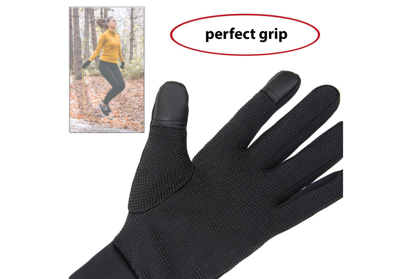 ALPIDEX Laufhandschuhe ALPIDEX leichte Sporthandschuhe Laufhandschuhe Bild 5
