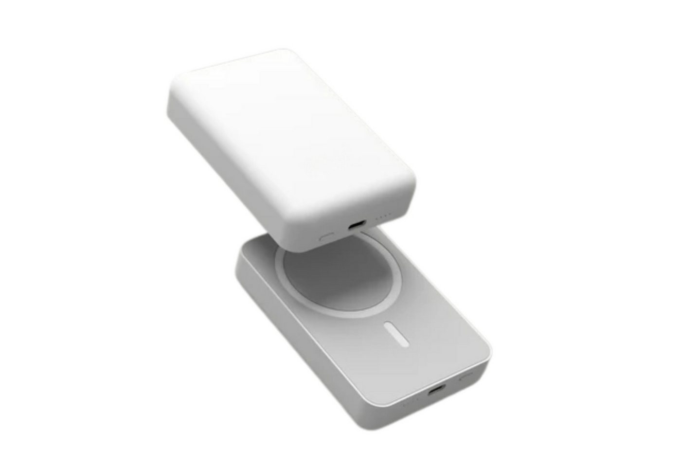Vivitar 10.000mAh Powerbank, 22,5-W-Schnellladung 15W wireless Ladung Powerbank Drahtlose Powerbank für unterwegs, kompatibel mit Android und Apple tragbarer Akku mit Schnellladefunktion 10000 mAh, leistungsstarke magnetische Powerbank mit LED-Anzeige, USB-C-Anschluss Bild 5
