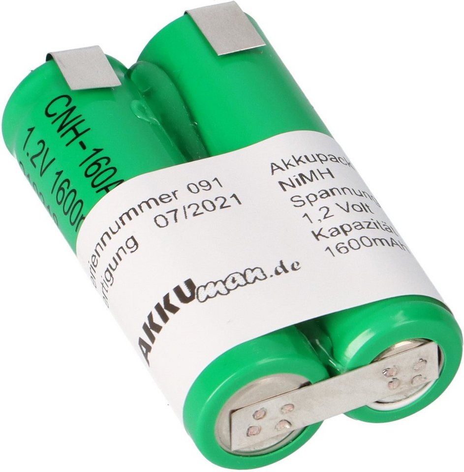 Akkupack 2,4V 1600mAh Spezial Industrie Akku AA Mignon Reihe Lötfahne Akku Bild 3