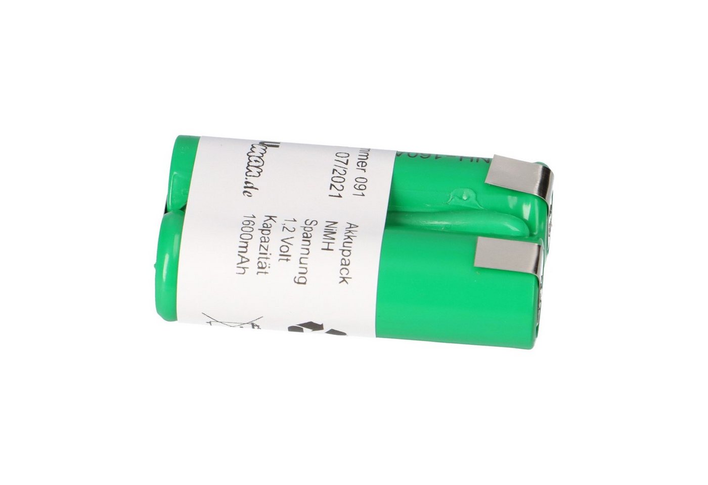 Akkupack 2,4V 1600mAh Spezial Industrie Akku AA Mignon Reihe Lötfahne Akku Bild 5